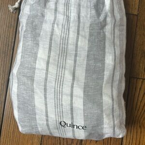 Quince Queen/full striped duvet